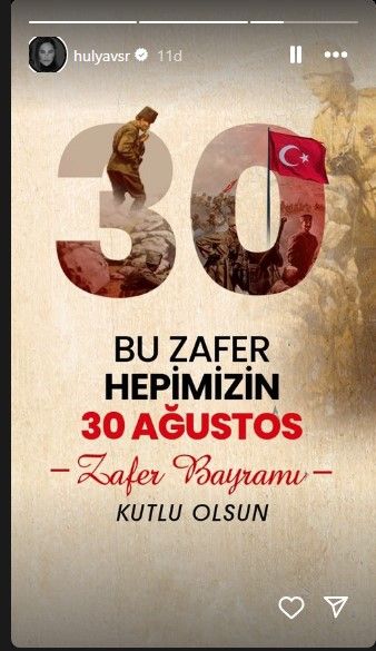 Ünlü isimlerden 30 Ağustos Zafer Bayramı paylaşımları 10