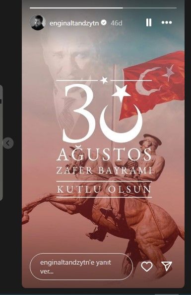 Ünlü isimlerden 30 Ağustos Zafer Bayramı paylaşımları 6