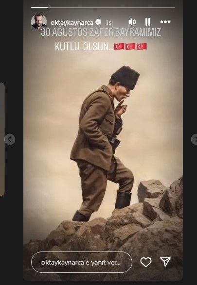Ünlü isimlerden 30 Ağustos Zafer Bayramı paylaşımları 7