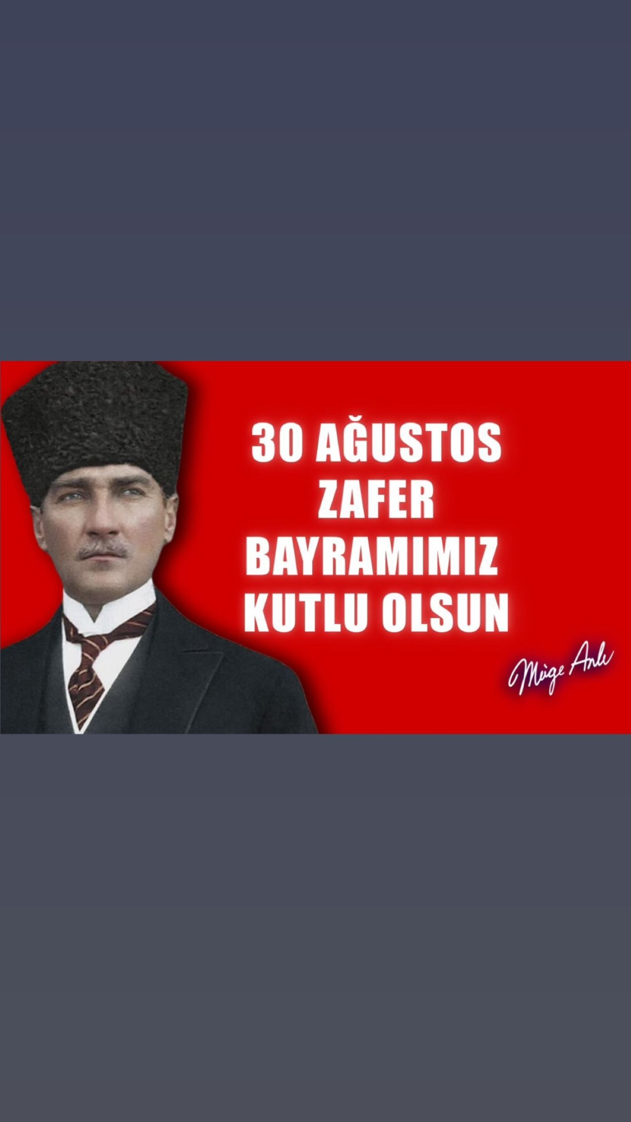 Ünlü isimlerden 30 Ağustos Zafer Bayramı paylaşımları 2