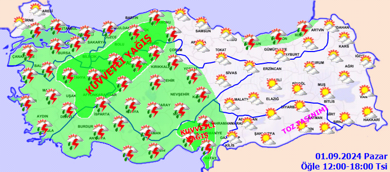 Çok kuvvetli geliyor! Meteorolojiden 5 il için yağış uyarısı 3
