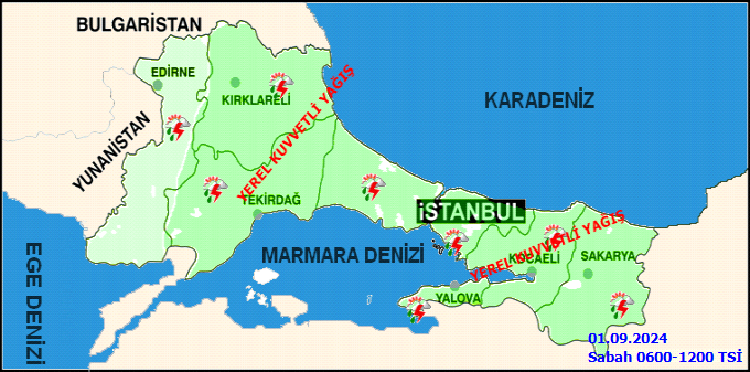 Meteorolojiden İstanbul için kuvvetli yağış uyarısı! 2