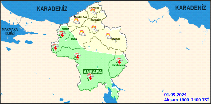 Meteorolojiden Ankara için kuvvetli yağış uyarısı! 4