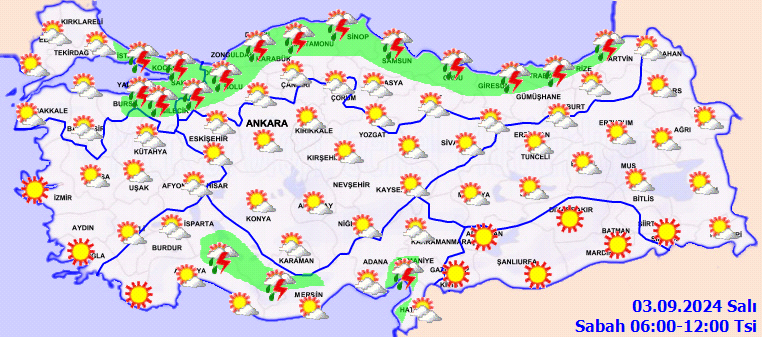 Meteorolojiden birçok il için kuvvetli yağış uyarısı! O bölgede sıcaklık artıyor 2
