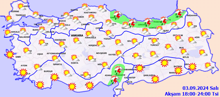 Meteorolojiden birçok il için kuvvetli yağış uyarısı! O bölgede sıcaklık artıyor 4