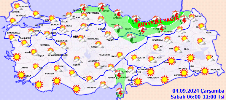 Meteorolojiden 4 il için kuvvetli yağış uyarısı! 2