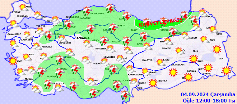 Meteorolojiden 4 il için kuvvetli yağış uyarısı! 3