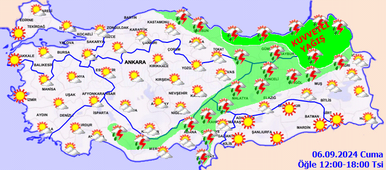 Meteorolojiden 5 il için kuvvetli yağış uyarısı! 3