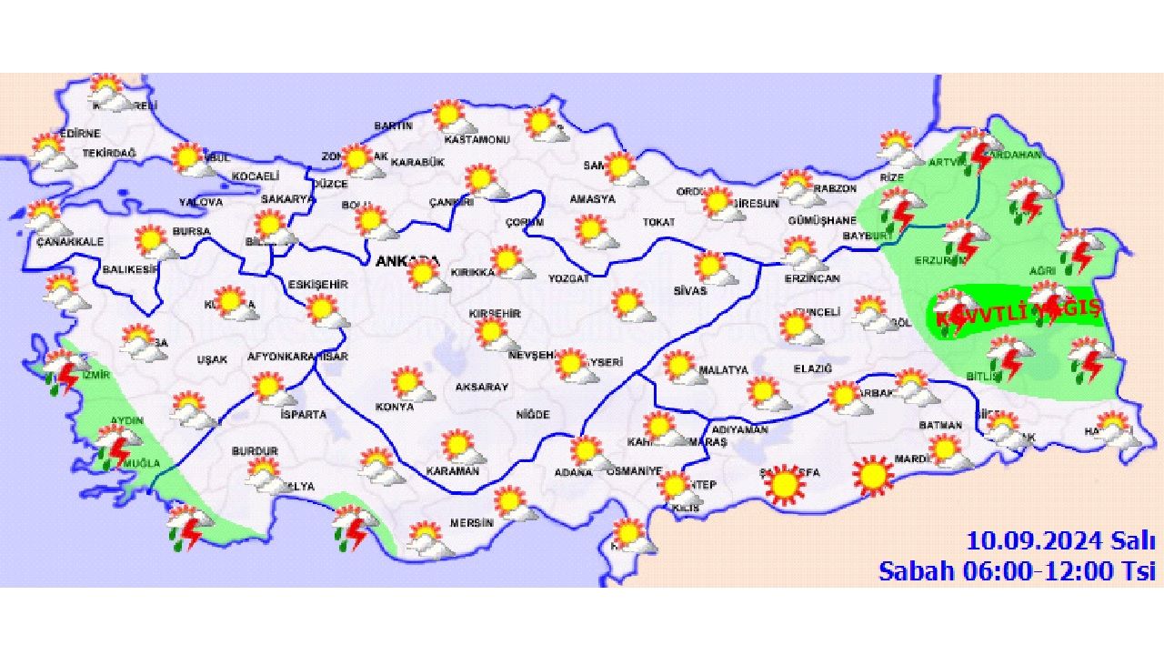 10 Eylül 2024 Türkiye geneli hava durumu! İşte İstanbul, İzmir ve Ankara gibi illerde beklenen sıcaklıklar... 3