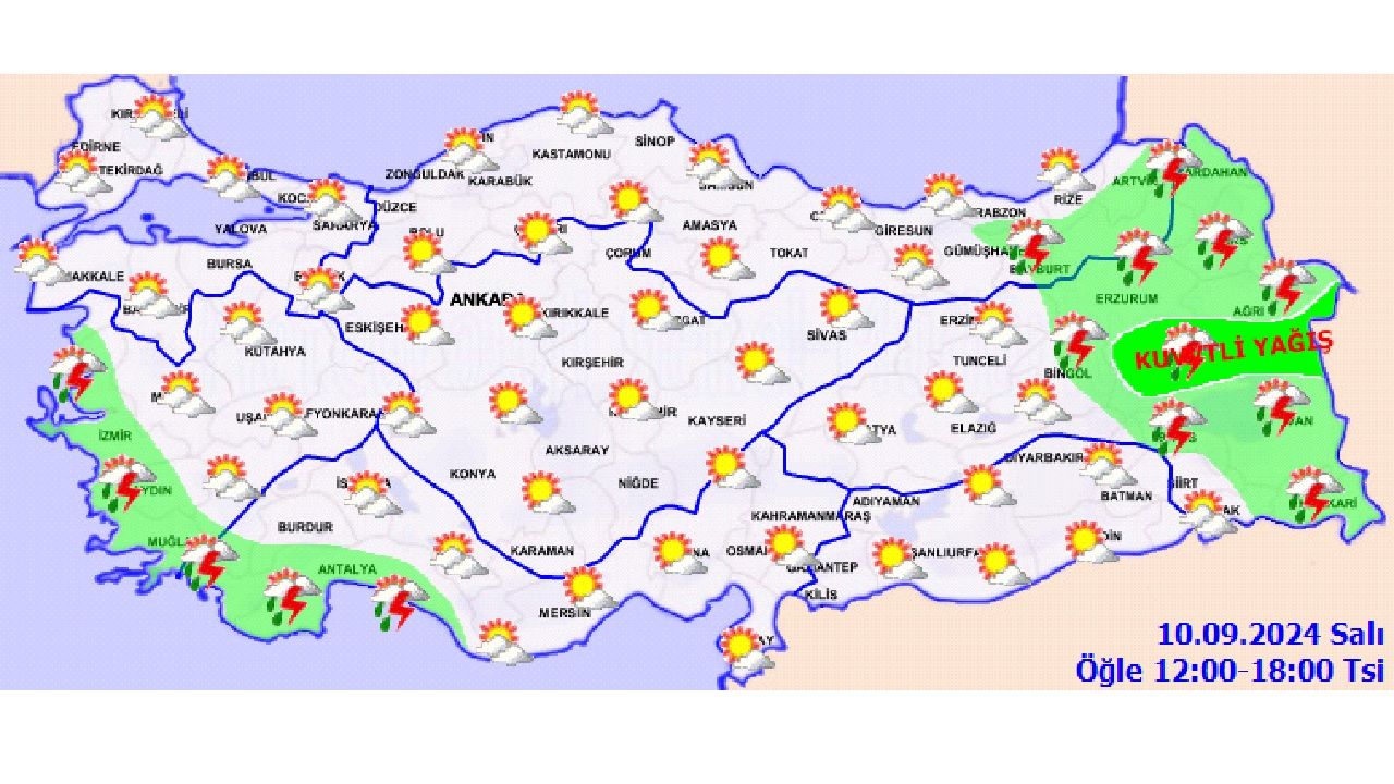 10 Eylül 2024 Türkiye geneli hava durumu! İşte İstanbul, İzmir ve Ankara gibi illerde beklenen sıcaklıklar... 4