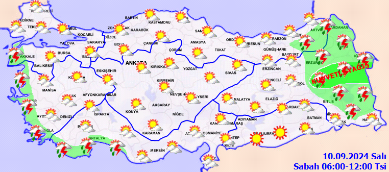 Meteorolojiden 2 il için kuvvetli yağış uyarısı! 2
