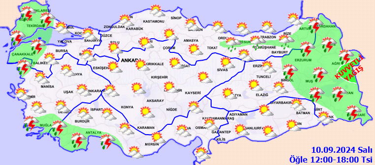 Meteorolojiden 2 il için kuvvetli yağış uyarısı! 3