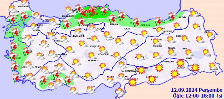 Meteorolojiden 3 il için kuvvetli yağış uyarısı! 3