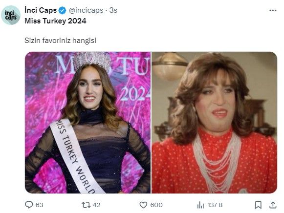Miss Turkey 2024'ün birincisi İdil Bilgen sosyal medya kullanıcılarının diline düştü: Şabaniye daha güzel 6