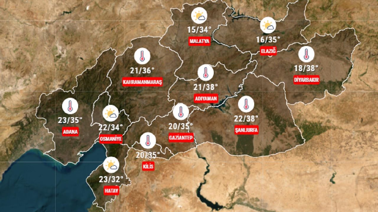 13 Eylül 2024 deprem bölgesi hava durumu! İşte 11 ilde beklenen sıcaklıklar... 1