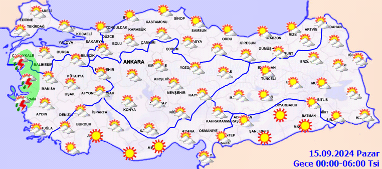 Yeni sıcak hava dalgası geliyor! Meteoroloji '4 derece birden artacak' diyerek duyurdu! İşte 14 Eylül Cumartesi Türkiye geneli hava durumu... 7