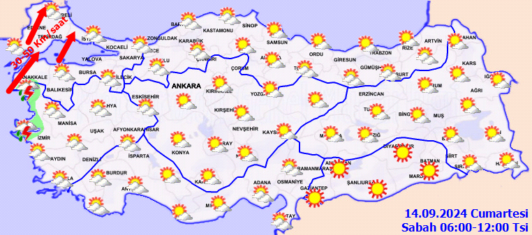 Yeni sıcak hava dalgası geliyor! Meteoroloji '4 derece birden artacak' diyerek duyurdu! İşte 14 Eylül Cumartesi Türkiye geneli hava durumu... 4