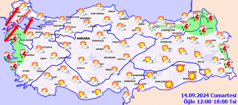 Yeni sıcak hava dalgası geliyor! Meteoroloji '4 derece birden artacak' diyerek duyurdu! İşte 14 Eylül Cumartesi Türkiye geneli hava durumu... 5
