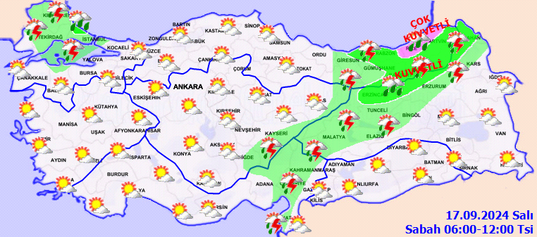 Meteorolojiden 3 il için kuvvetli yağış uyarısı! 2