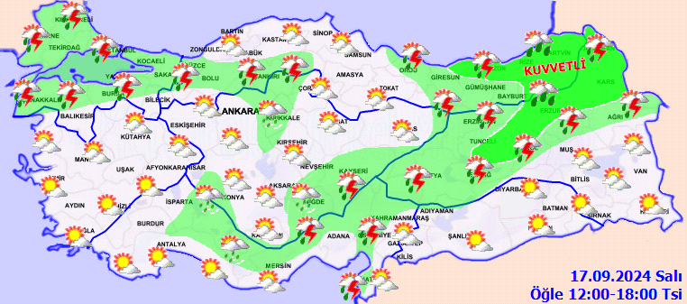 Meteorolojiden 3 il için kuvvetli yağış uyarısı! 3