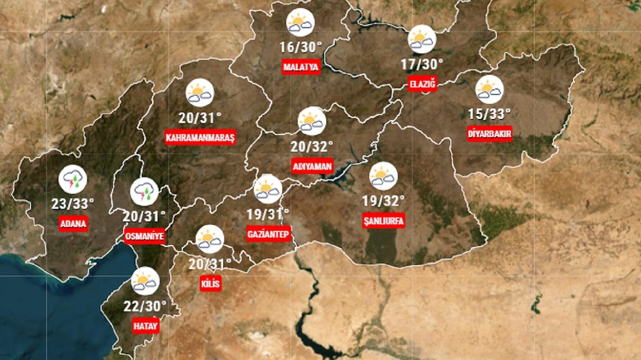18 Eylül 2024 deprem bölgesi hava tahmin raporu geldi! İşte il il beklenen sıcaklıklar... 1