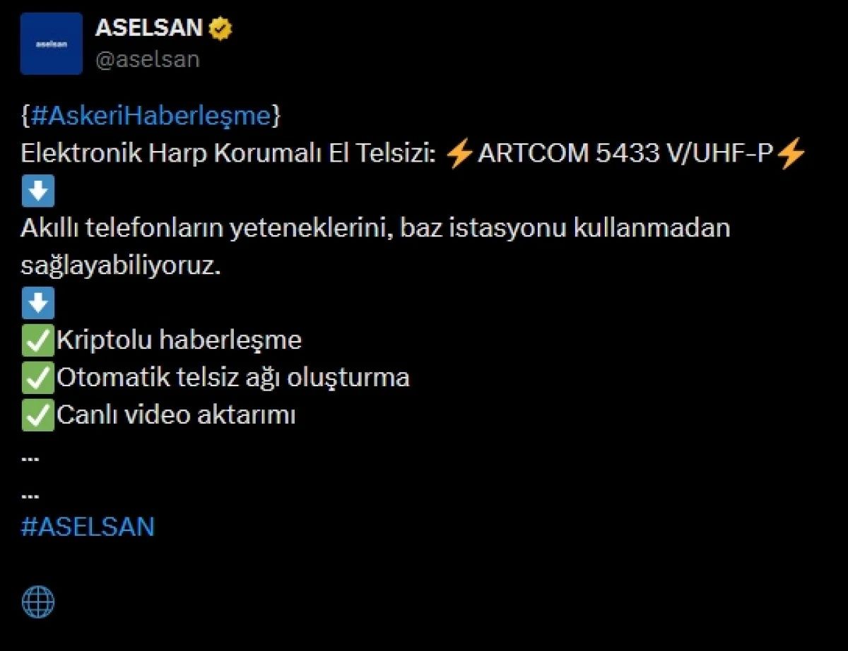 İsrail'in telsizleri patlatması sonrası ASELSAN'dan dikkat çeken paylaşım! Yerli ve milli vurgusu... 2