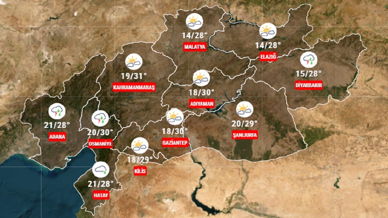 20 Eylül 2024 Cuma deprem bölgesi hava durumu raporu yayınlandı! İşte il il beklenen hava durumu... 1
