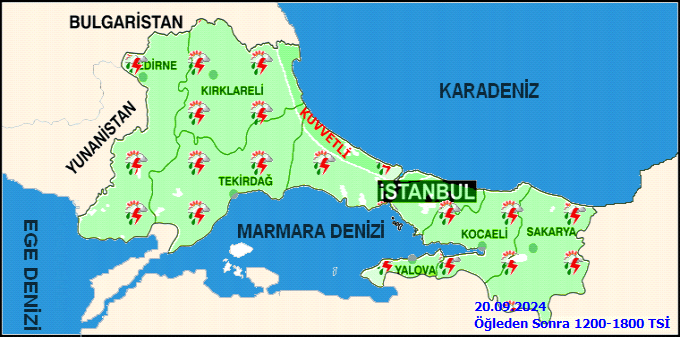 Meteorolojiden İstanbul için sağanak yağış uyarısı! 3