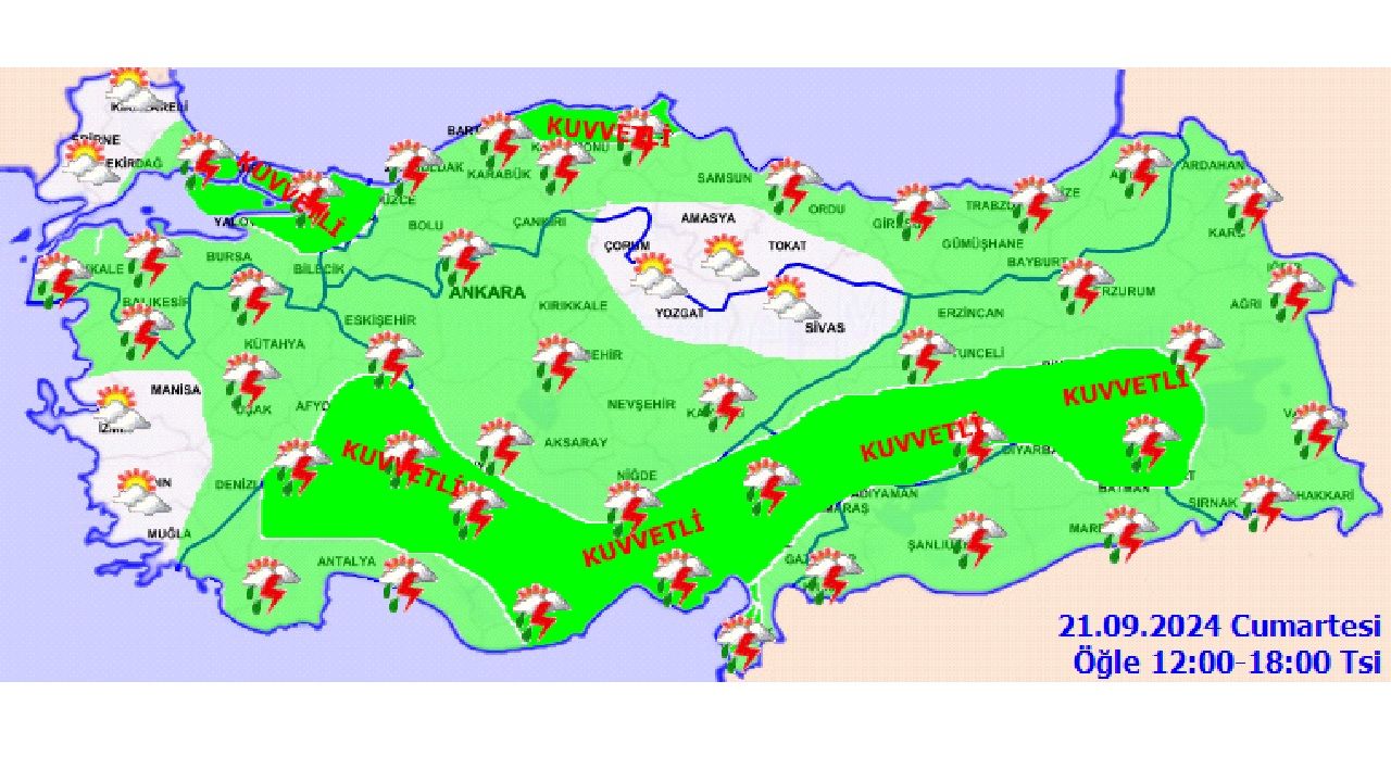 21 Eylül 2024 Meteoroloji hava durumu raporunu paylaştı! İşte il il beklenen sıcaklıklar... 4