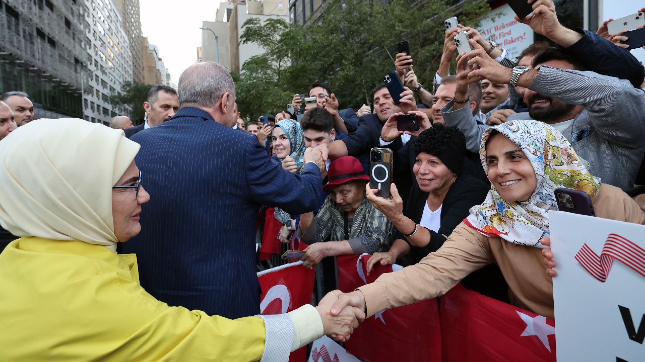 Cumhurbaşkanı Recep Tayyip Erdoğan'ın New York'taki ilk durağı Türkevi oldu 5