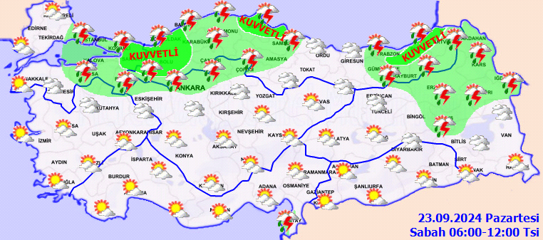 Meteorolojiden 7 il için kuvvetli yağış uyarısı! 2