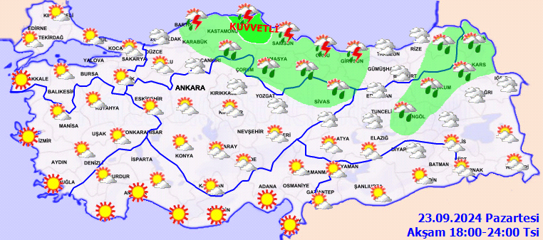 Meteorolojiden 7 il için kuvvetli yağış uyarısı! 4
