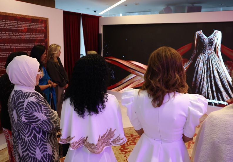 Emine Erdoğan Türk çeyiz geleneğini dünyaya tanıttı, dünya liderlerinin eşleri hayran kaldı 2