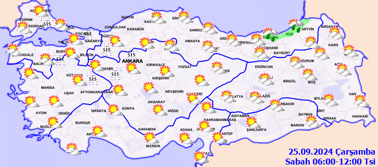 Meteorolojiden sağanak yağış ve sis uyarısı! 2
