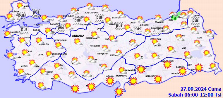 Meteorolojiden sağanak yağış ve sis uyarısı! 2