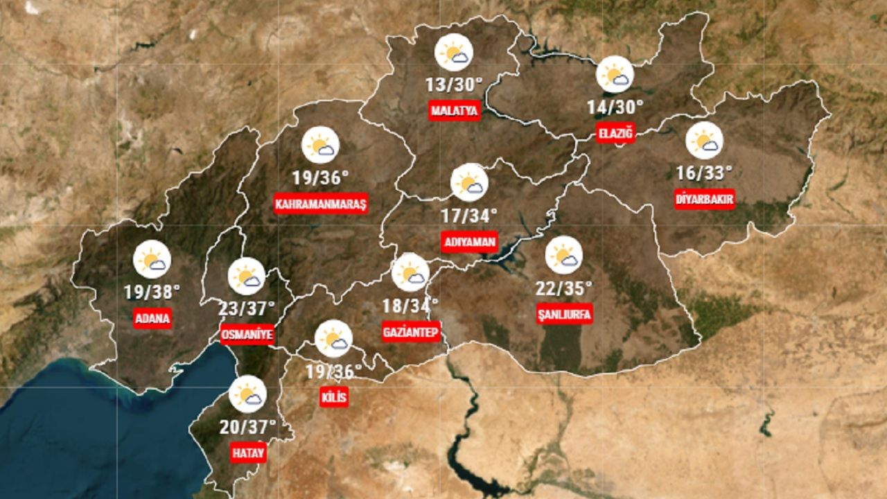 Deprem bölgesi hava durumu 28 Eylül 2024 | İşte 11 ilde beklenen sıcaklıklar... 1