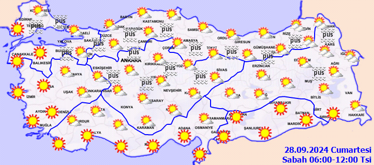 Meteoroloji'den saatli uyarı! Kış geliyor... İşte 28 Eylül Cumartesi hava durumu... 3