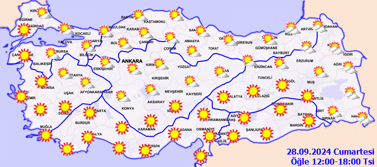 Meteoroloji'den saatli uyarı! Kış geliyor... İşte 28 Eylül Cumartesi hava durumu... 4