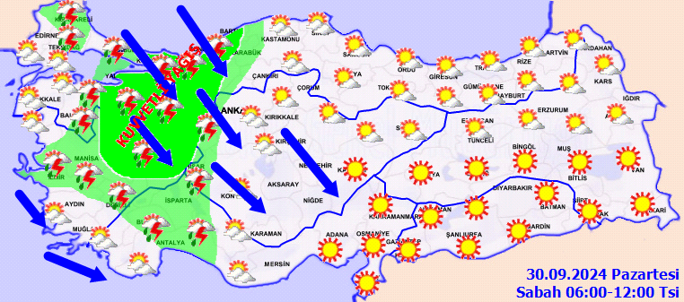 Meteorolojiden 12 il için kuvvetli yağış uyarısı! 2