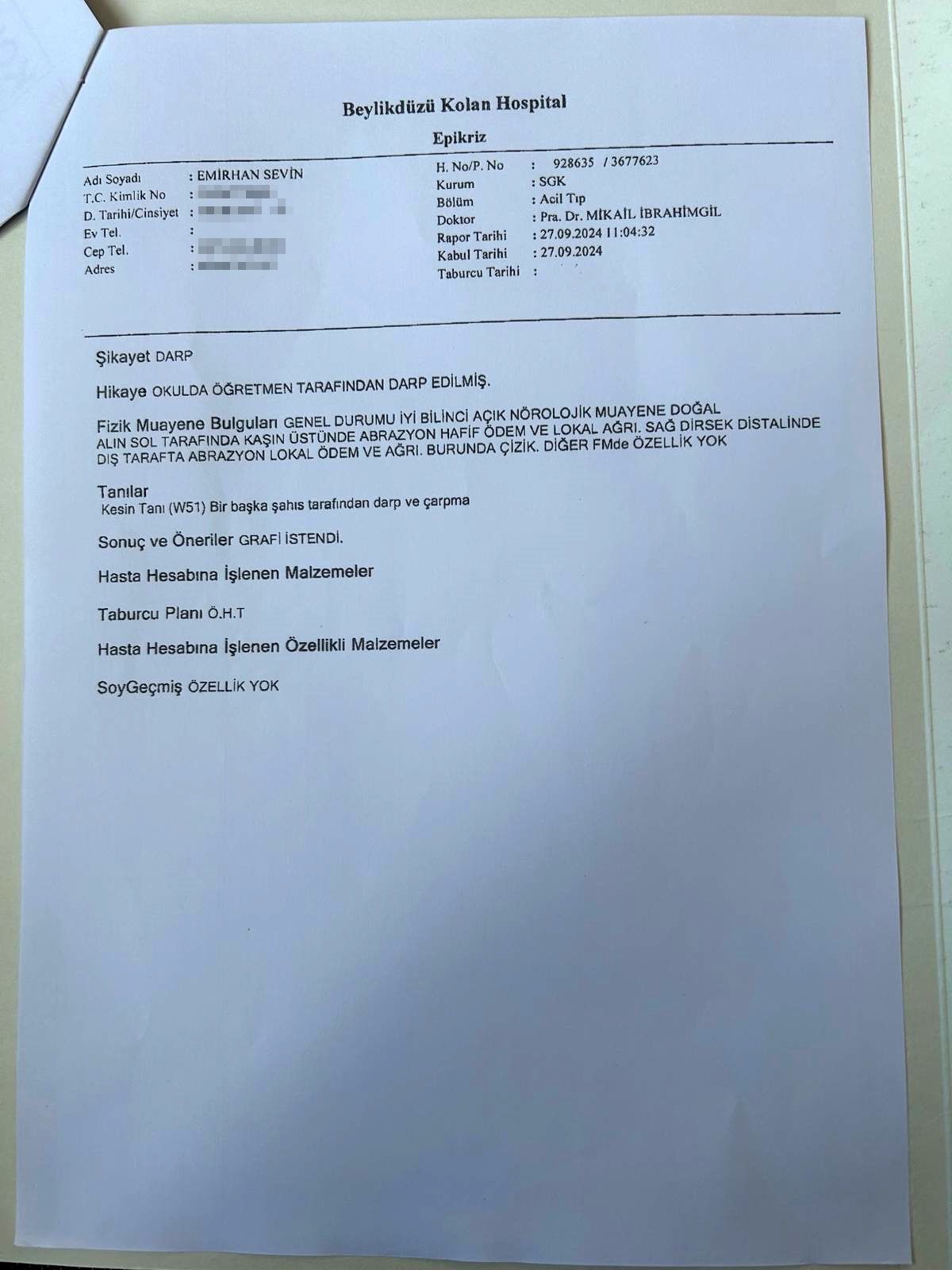 İstanbul'da öğretmen dehşeti! Öğrencisini demir çubukla dövüp annesini aradı! "Çok ağlıyor, okula gel" 7
