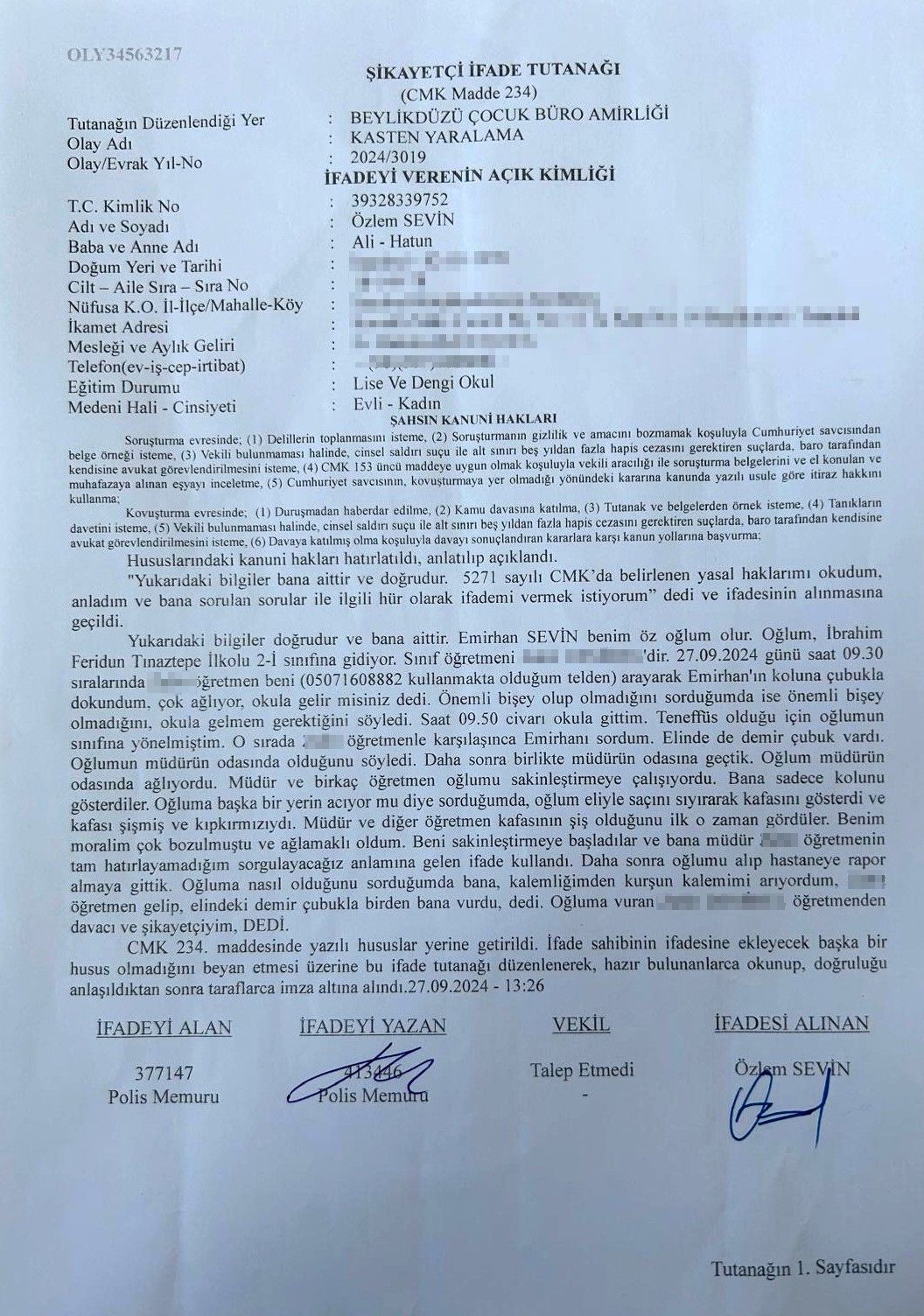 İstanbul'da öğretmen dehşeti! Öğrencisini demir çubukla dövüp annesini aradı! "Çok ağlıyor, okula gel" 8