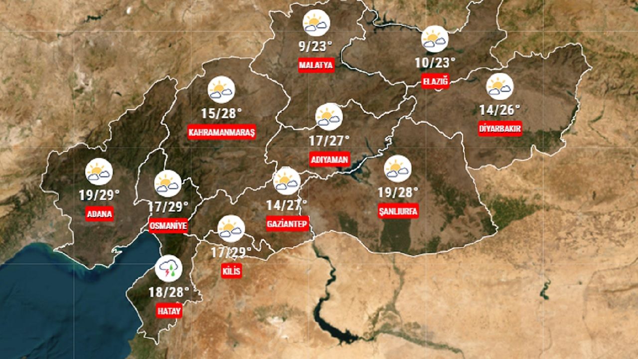 2 Ekim 2024 deprem bölgesi hava durumu! İşte 11 il için beklenen sıcaklıklar... 1