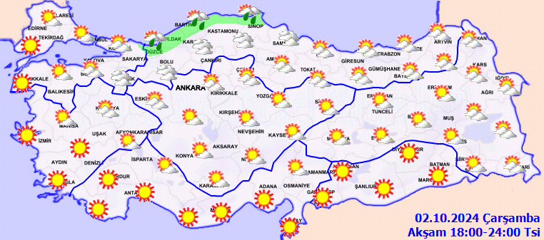 Meteorolojiden 7 il için kuvvetli yağış ve fırtına uyarısı! 4