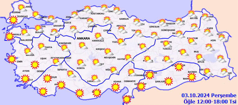 Meteoroloji açıkladı! Yağış yok, sıcaklıklar artıyor 3