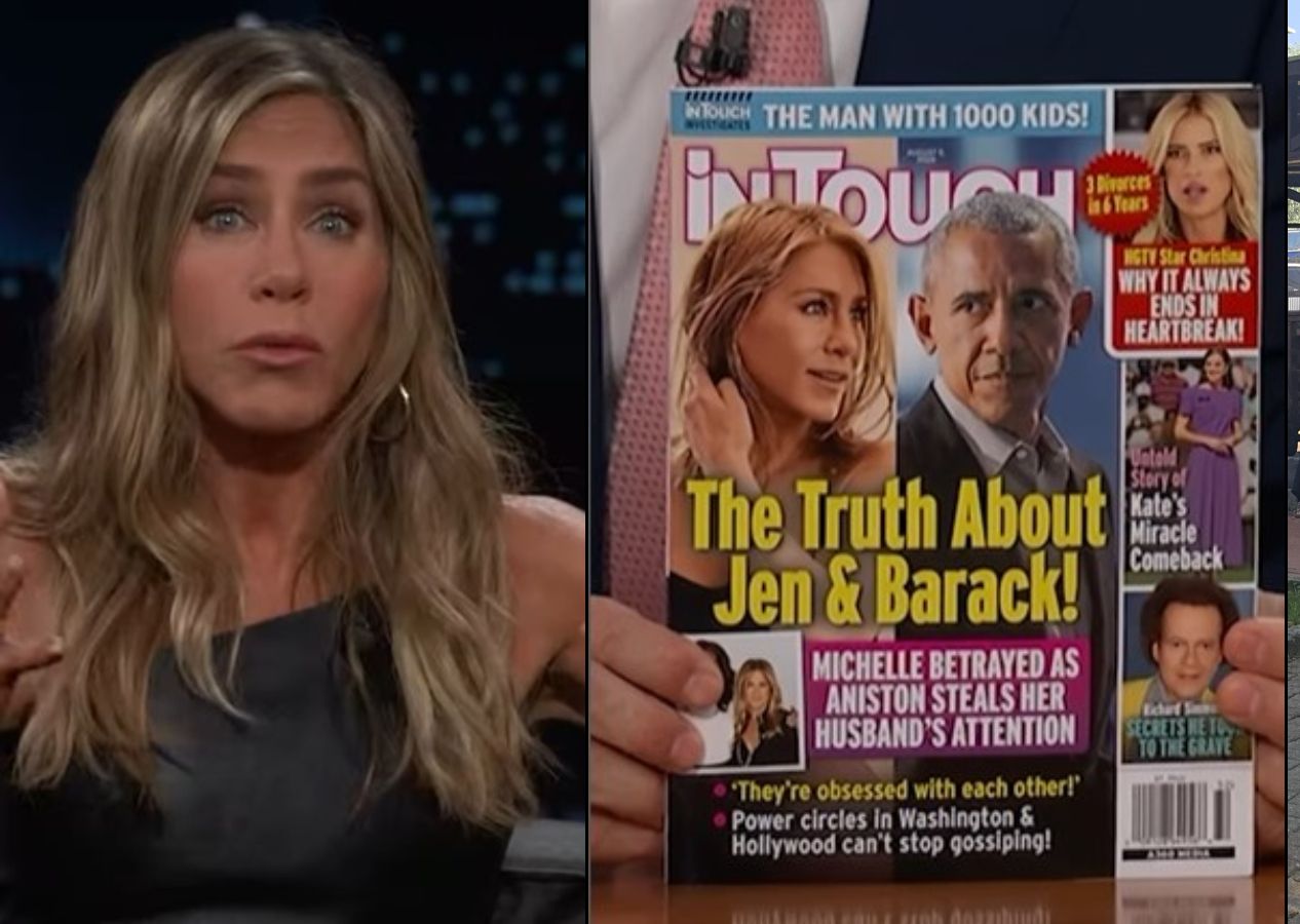 Jennifer Aniston, Barack Obama'yla aşk yaşadığı iddiasını Jimmy Kimmel Show'da yalanladı 2