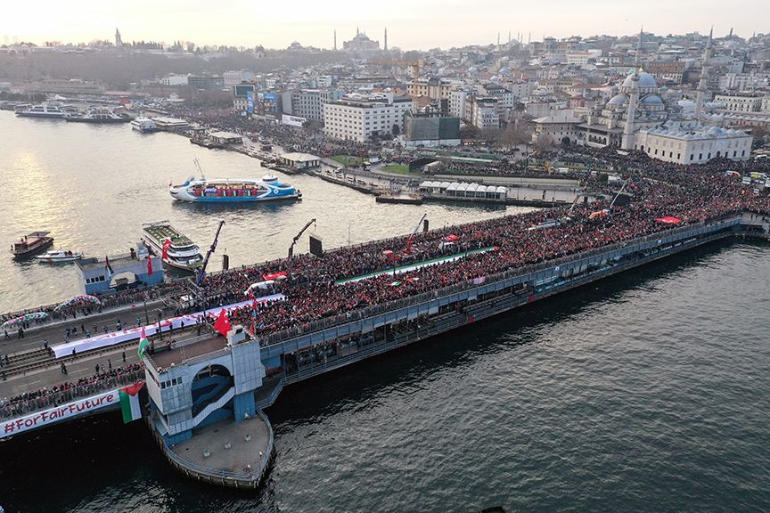 Türkiye bugün Filistin için yürüyor! 81 ilde 'Direnişe Selam, Siyonizme Lanet' yürüyüşleri düzenleniyor... 2