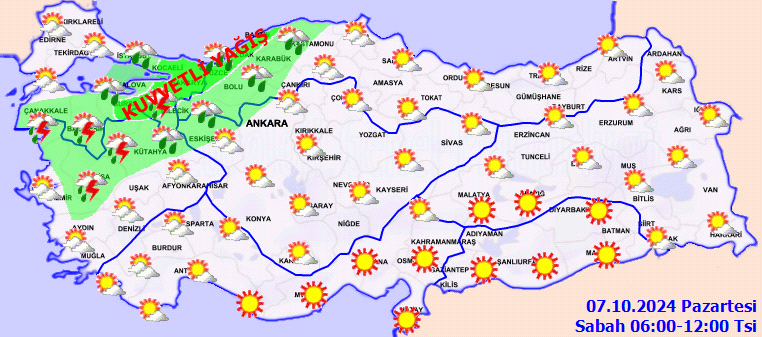 Sıcaklıklar düşüyor! Meteorolojiden birçok il için kuvvetli yağış uyarısı 2