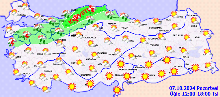 Sıcaklıklar düşüyor! Meteorolojiden birçok il için kuvvetli yağış uyarısı 3