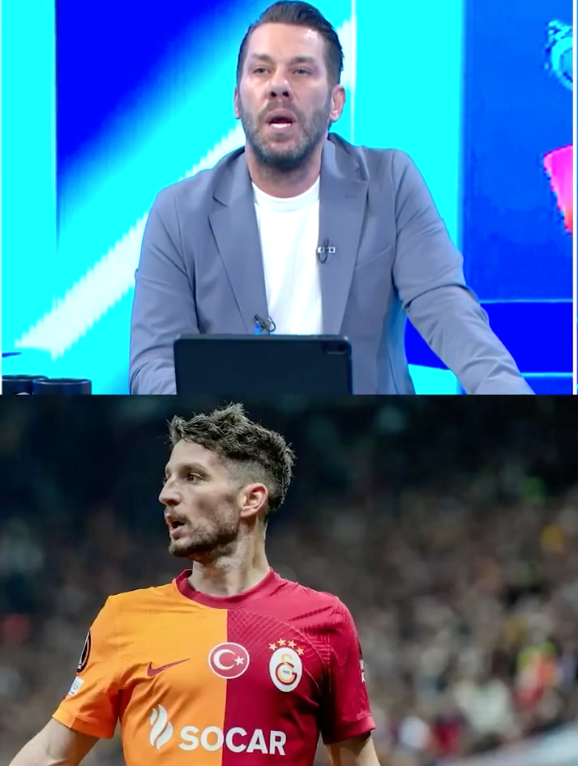 "Galatasaray'da Dries Mertens'e kırmızı kart verilmeliydi!" Erman Toroğlu hariç tüm yorumcular aynı fikirde buluştu: "Dirseğini silah olarak kullanıp rakibine vuruyor" 4
