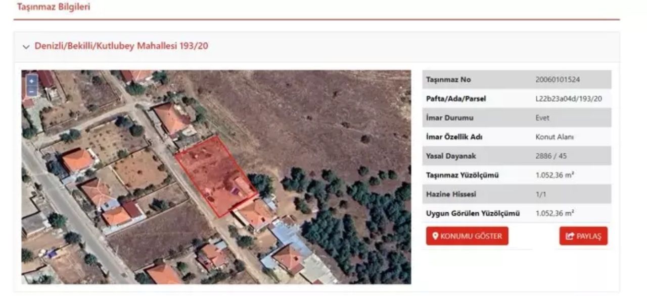 Milli Emlak'tan 9 bin TL'den başlayan fiyatlarla arsa satışı 12